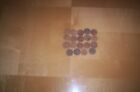 19 Coin Lot 3 Steel And One Indian Head Plus Various Other Dates Worn Coins!!