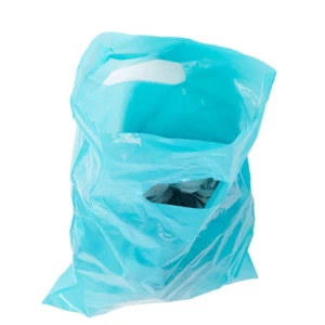 9" x 12" Plastic Bags 1000 Blue Shopping Gift Merchandise Small Lightweight - Picture 1 of 15