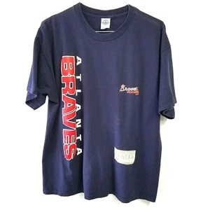 Atlanta Braves T-Shirt Delta Pro Pesi Navy Tee Uomo Taglia:XL - Foto 1 di 7