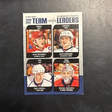 TL/30 Alex Ovechkin Mike Knurled Neuvirth team leaders 2011/12,￼O Pee Chee,￼35d