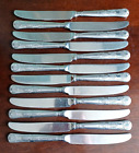 12 VINTAGE KINGS PATTERN STAINLESS STEEL DINNER KNIVES ~ 22cm LONG