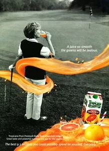 TROPICANA JUICE BEVERAGE AD #4 RARE 2000 OUT OF PRINT - Bild 1 von 1