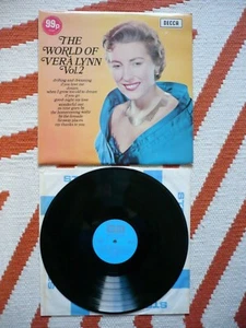 Vera Lynn The World Of Vera Lynn Vol. 2 Vinyl UK 1970 Decca 1st Press LP EXC - Picture 1 of 9