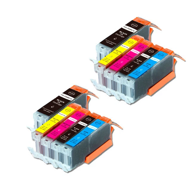 10 New Ink Combo Pack for Canon PGI-250 CLI-251 Pixma MG5520 MX922 MX722 MG6420 - Изображение 1 из 1
