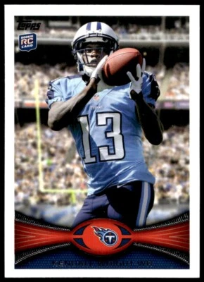 2012 Topps #378 Kendall Wright TITANS RC - Image 1 of 2