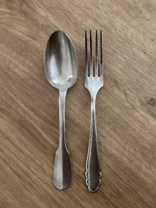 Gebr. Hepp Versilberte Gabel 90Löffel 90 Silber - Bild 1 von 3