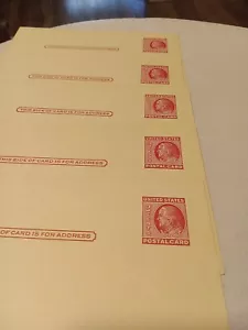 5 US 2c Postal Card Benjamin Franklin - Picture 1 of 5