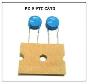 2 pz C870 Termistore PTC 25 ohm THT -55÷120°C EPCOS P=5mm - Foto 1 di 1