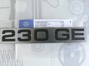 Genuine Mercedes type designation / boot badge for W460 G-Class 230GE NOS! - Picture 1 of 1