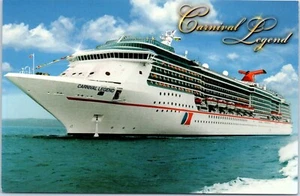 The Fun Ship Carnival Legend, Carnival Cruise Lines Postcard - Picture 1 of 2