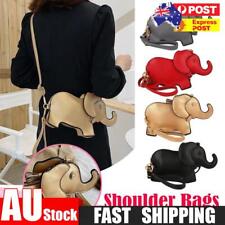 Fashion Women Elephant Shape Solid Color Wallet Mini Wristlet Bags Crossbody Bag