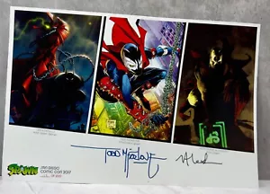 2017 SDCC EXKLUSIVES SPAWN Poster signiert Todd McFarlane + Jason Shawn Alexander - Bild 1 von 1