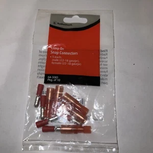 Crimp-On Snap Connectors 10-Pack 6403085 - Picture 1 of 2