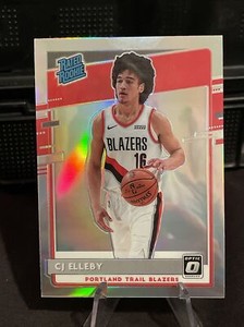 CJ Elleby 2020-21 Panini Donruss Optic Holo Silver Prizm Rated Rookie #195 RC