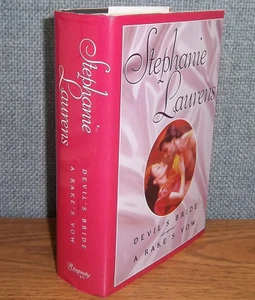 DEVIL'S BRIDE & A RAKE'S VOW Stephanie Laurens Bar Cynster HARDCOVER HC - Picture 1 of 6