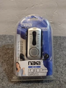 NUOVA NAXA AM/FM Tuning Radio con Altoparlante #NR-721 Colore Nero  - Foto 1 di 2