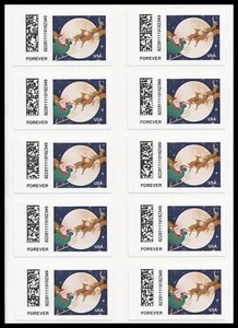 US CVP111 A Visit from St Nick Kiosk ATM F Sheet 10 MNH 2021 - Bild 1 von 1