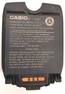 Extended Battery BTE711B For Casio G'zOne Boulder C-710 C711 Extended Original