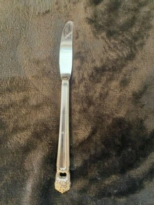 IS 1847 Rogers Vintage Eternally Yours Silverplate Grill Knife - Image 1 of 4