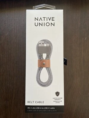 Native Union Lighting to USB-A Nylon Reinforced Cable  - 4ft  [MFi Certified] - Image 1 of 4