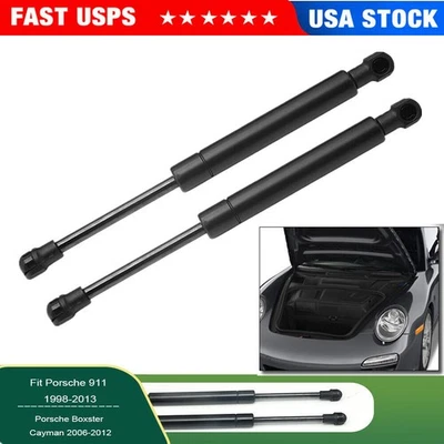 Front Bonnet Gas Strut Hood Supports For Porsche 911 Carrera Coupe 1998-2013 - Image 1 of 4