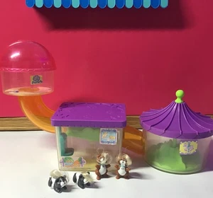 Vintage Kenner Littlest Pet Shop 1995 Haustiere unterwegs! Ride N' Slide Hamster SET - Bild 1 von 13