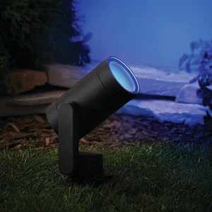 Hampton Bay Low Voltage Color Changing LED Outdoor Black Landscape Spot Light - Picture 1 of 1