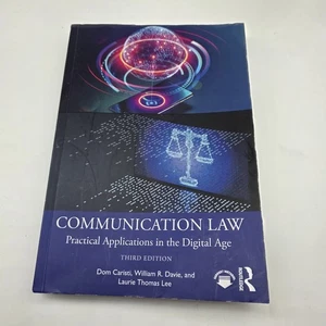 communication law practical applications in the digital age-Third Edition,2022 - Imagen 1 de 9