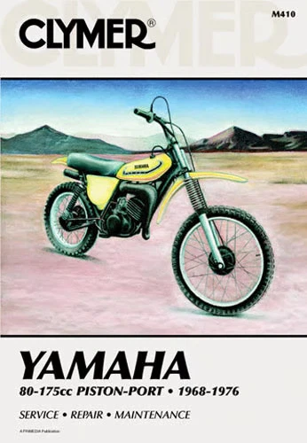 Puerto de pistón Clymer Yamaha 80-175cc (1968-1976) M410 servicio de taller reparación CM410 Foto 1 de 4