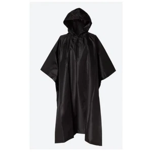 Poncho für Motorrad Regen Wasserdicht Schwarz Polyester 100% Recycling - Bild 1 von 2