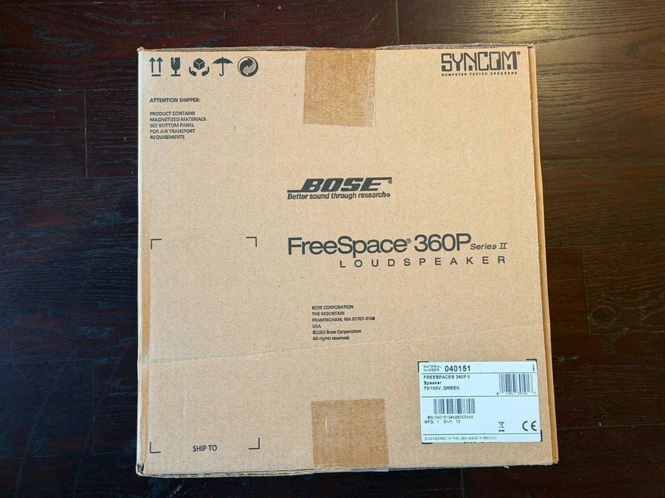 Alto-falante externo Bose FreeSpace 360P Series II - Verde NOVO NA CAIXA FRETE GRÁTIS - Imagem 1 de 4