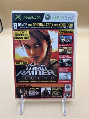Offical Xbox Demo Disc #59 Lara Croft Tomb Raider Legend Original  & Xbox 360 - Image 1 of 4
