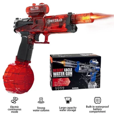 LED Light Water Gun With 1200mAh Battery 35 Minutes Playtime And 26 Feet Range - Image 1 of 4
