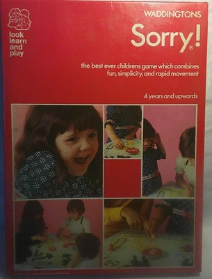 Vintage Waddingtons Sorry Board Game Quick Thinking Complete - Image 1 of 4