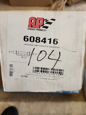 Catalytic Converter-135.0" WB AP Exhaust 608416 - Image 1 of 3