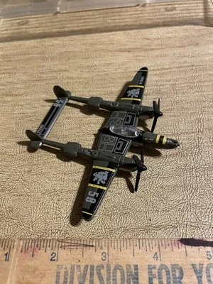 Mattel Matchbox Plane Diecast Air Force Lockheed P-38 Lightning Aircraft Toy - Image 1 of 4