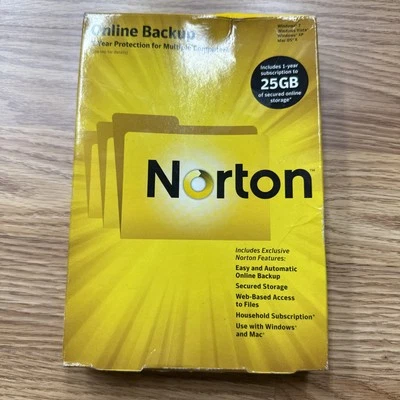 Norton Online Backup 2.0 For Multiple Computers, 25GB - Image 1 of 4