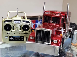 Custom Built Tamiya 1/14 R/C King Hauler + Futaba ESC + Aluminum Upgrade - Picture 1 of 24