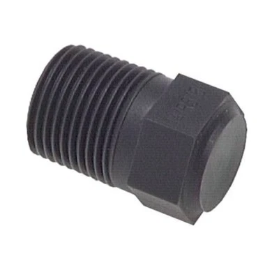 MARKENLOS Verschluss-Stopfen mit Außensechskant und konischem Gewinde PA, PN 8