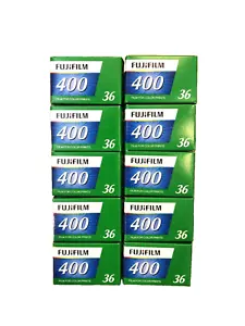 ◉ 10er Set Film 35mm Domestic Original Fuji Farbfilm FUJIFILM 400 36 aus JAPAN - Bild 1 von 2