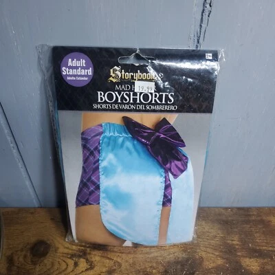 Livro de histórias chapeleiro louco menino shorts fantasia adulto padrão 846473 novo - Imagem 1 de 3