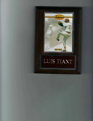 LUIS TIANT PLAQUE BASEBALL BOSTON RED SOX MLB   C Cover