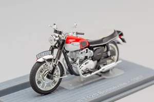 Triumph T120 Bonneville Red/White 1967 IXO/Altaya 1:24 - Imagen 1 de 11