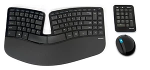 Microsoft Sculpt Ergonomic Desktop -Maus+Tastatur+Ziffernblock Schweizer-QWERTZ - Bild 1 von 10