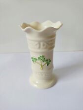 Wonderful Belleek Ireland porcelain vase vintage clover
