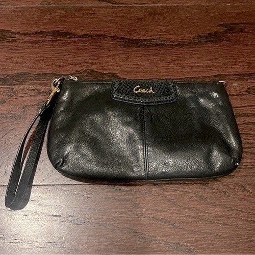 COACH Borsa a tracolla in pelle nera