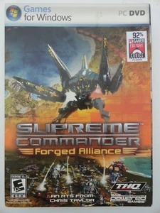 Supreme Commander: Forged Alliance (PC, 2007) THQ NEW SEALED - Picture 1 of 4