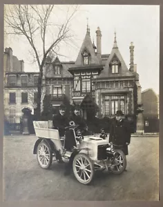 Automobile circa 1907. Villa du comte Potocki. Jozef Nikolaj Potocki ? Pologne. - Imagen 1 de 2