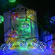 10/20 LED boule marocaine solaire chaîne lumières fée Globe étanche lanterne