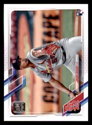 2021 Topps #535 Johan Oviedo RC - Image 1 of 2